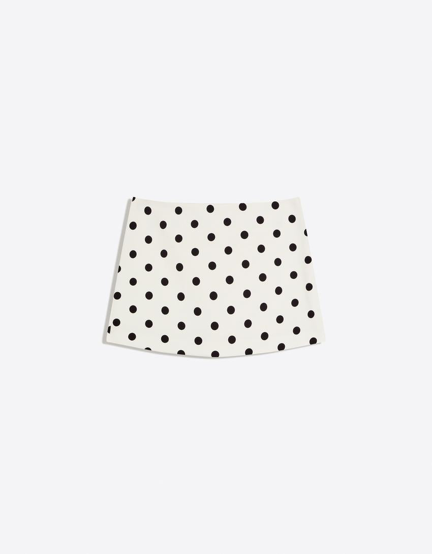 Jupe-Short Mini À Boucles