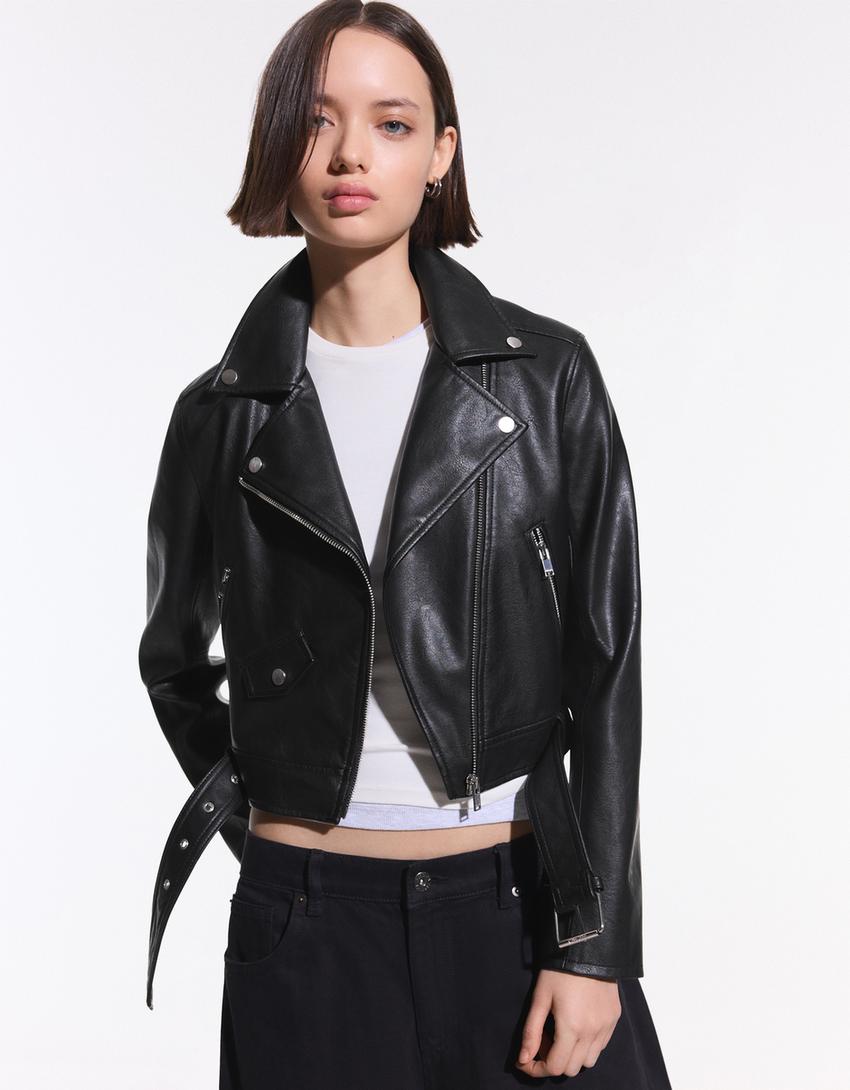 Blouson Biker Similicuir