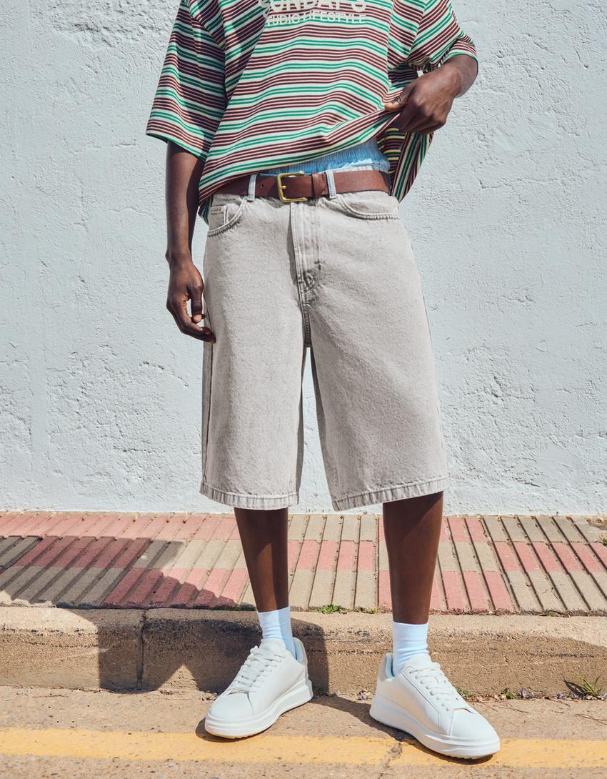 BERMUDA DENIM BAGGY FIT