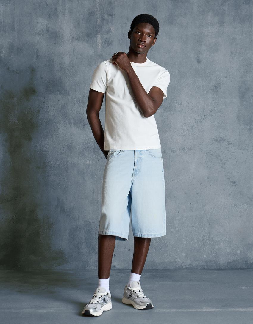 BERMUDA DENIM BAGGY FIT