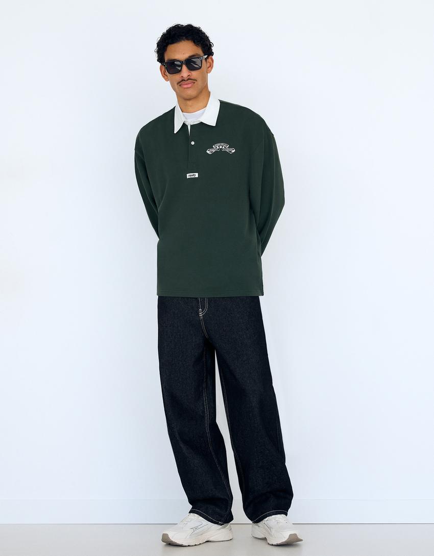 POLO MANCHES LONGUES BOXY FIT