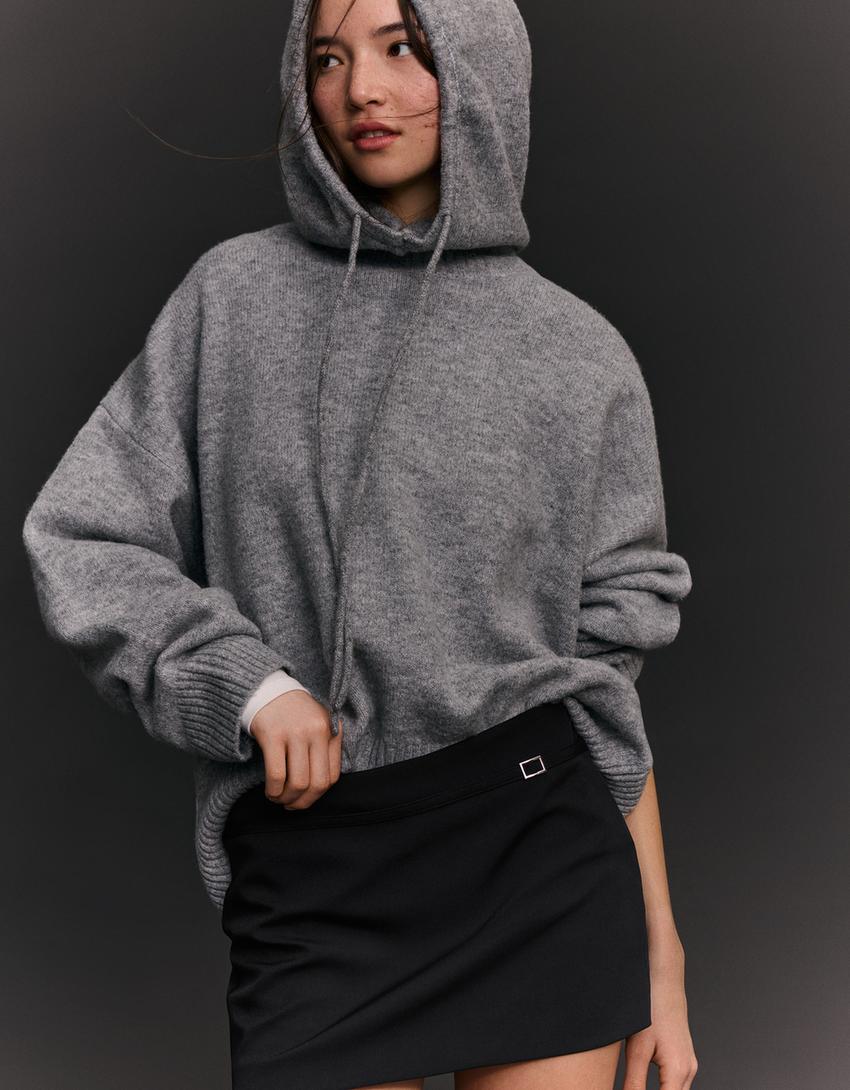 Jupe-Short Mini À Boucles