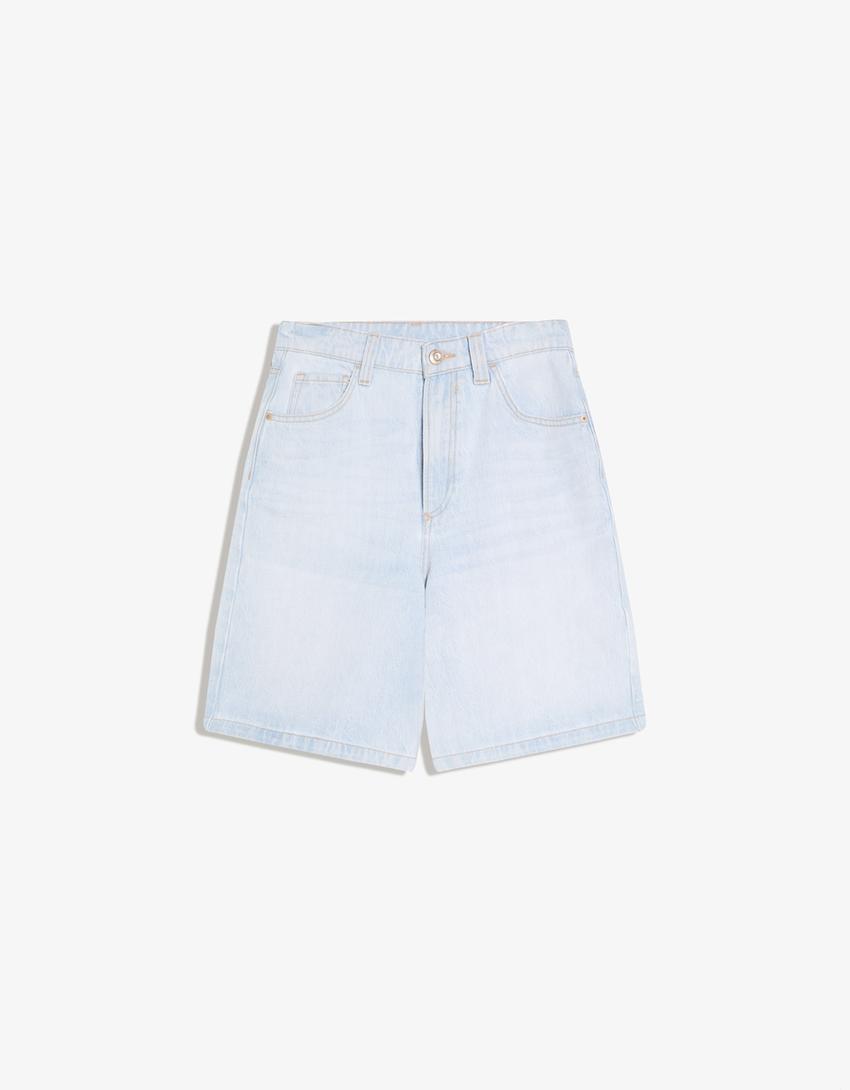 SHORT EN JEAN BAGGY FIT