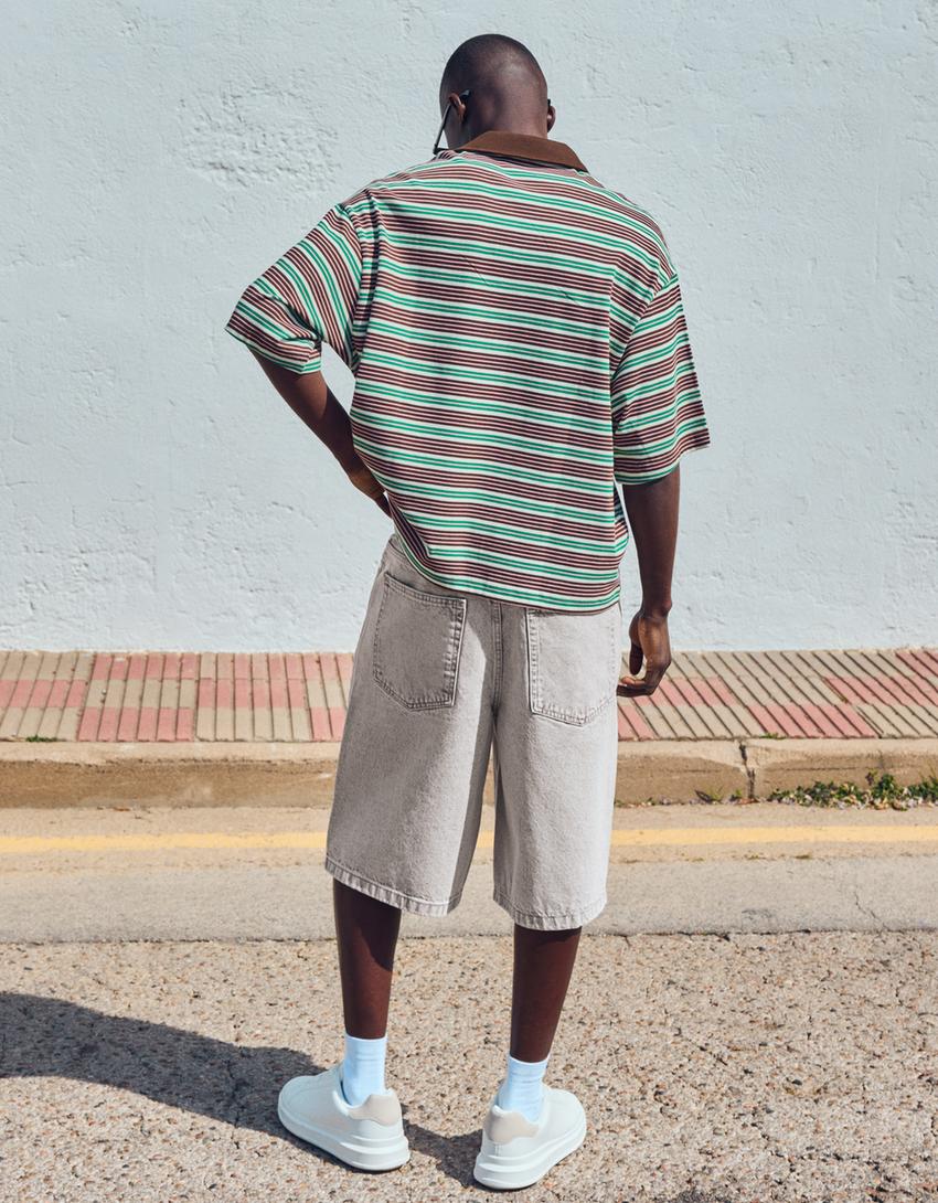 BERMUDA DENIM BAGGY FIT