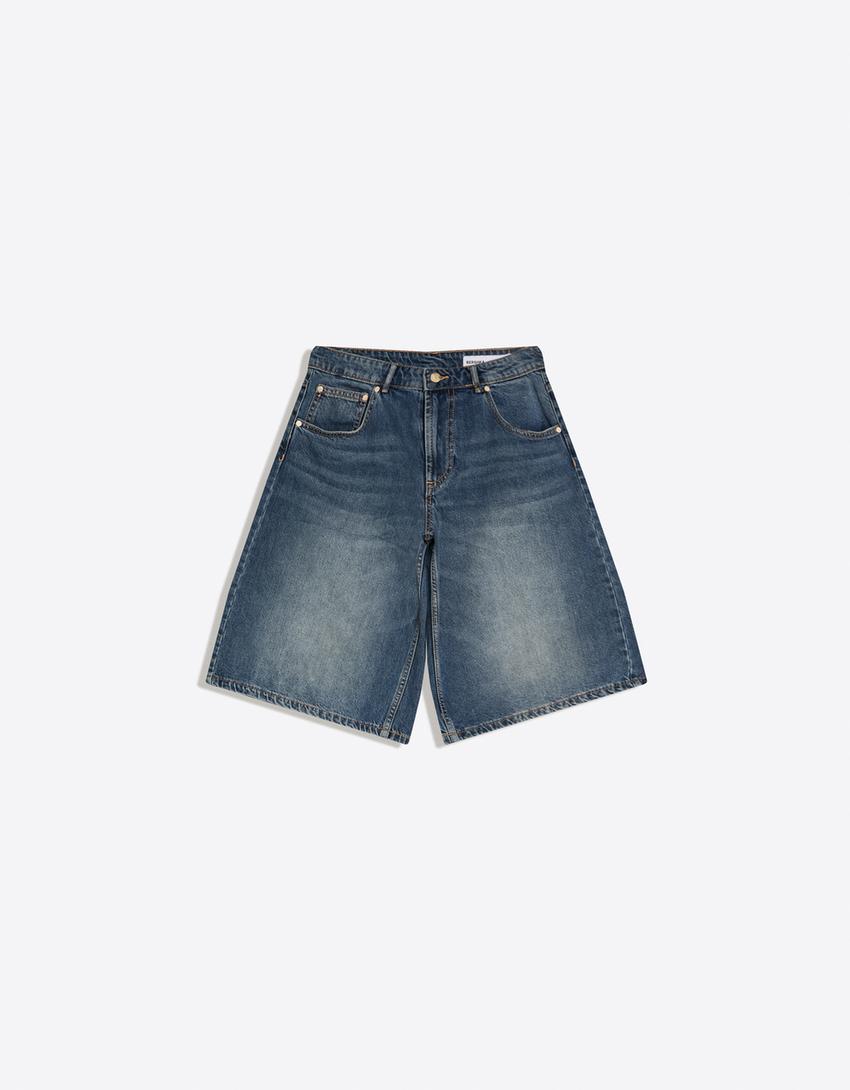 Bermuda Jort Denim Baggy Fit