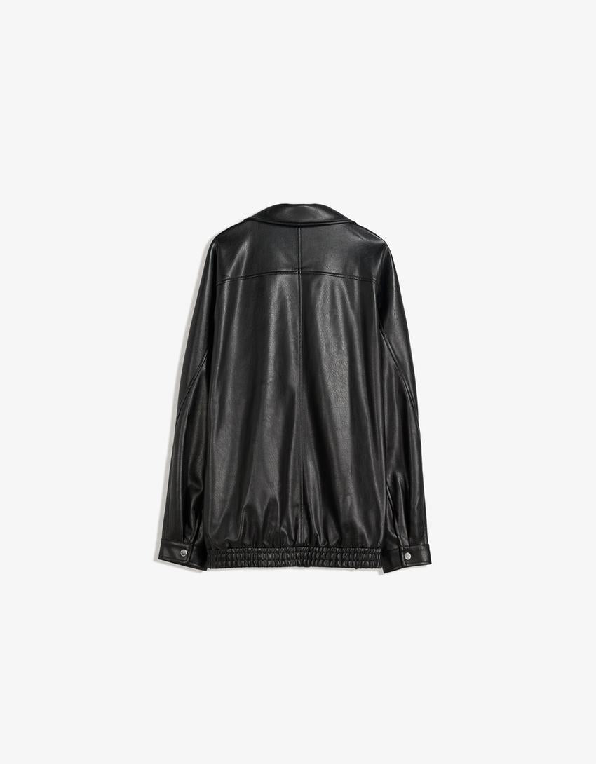 Veste Oversize en Similicuir