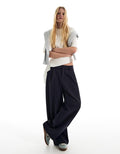 Pantalon Volume Double Tissu