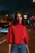 Pull en Maille à Manches Larges