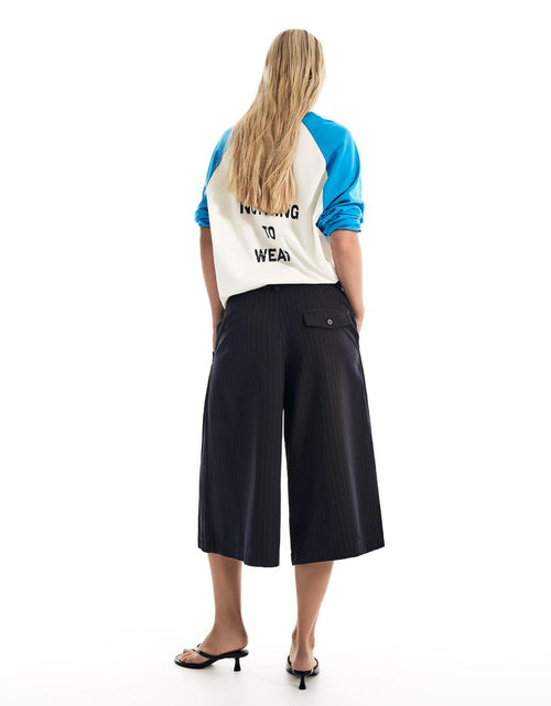 BERMUDA JUPE-CULOTTE RAYÉE
