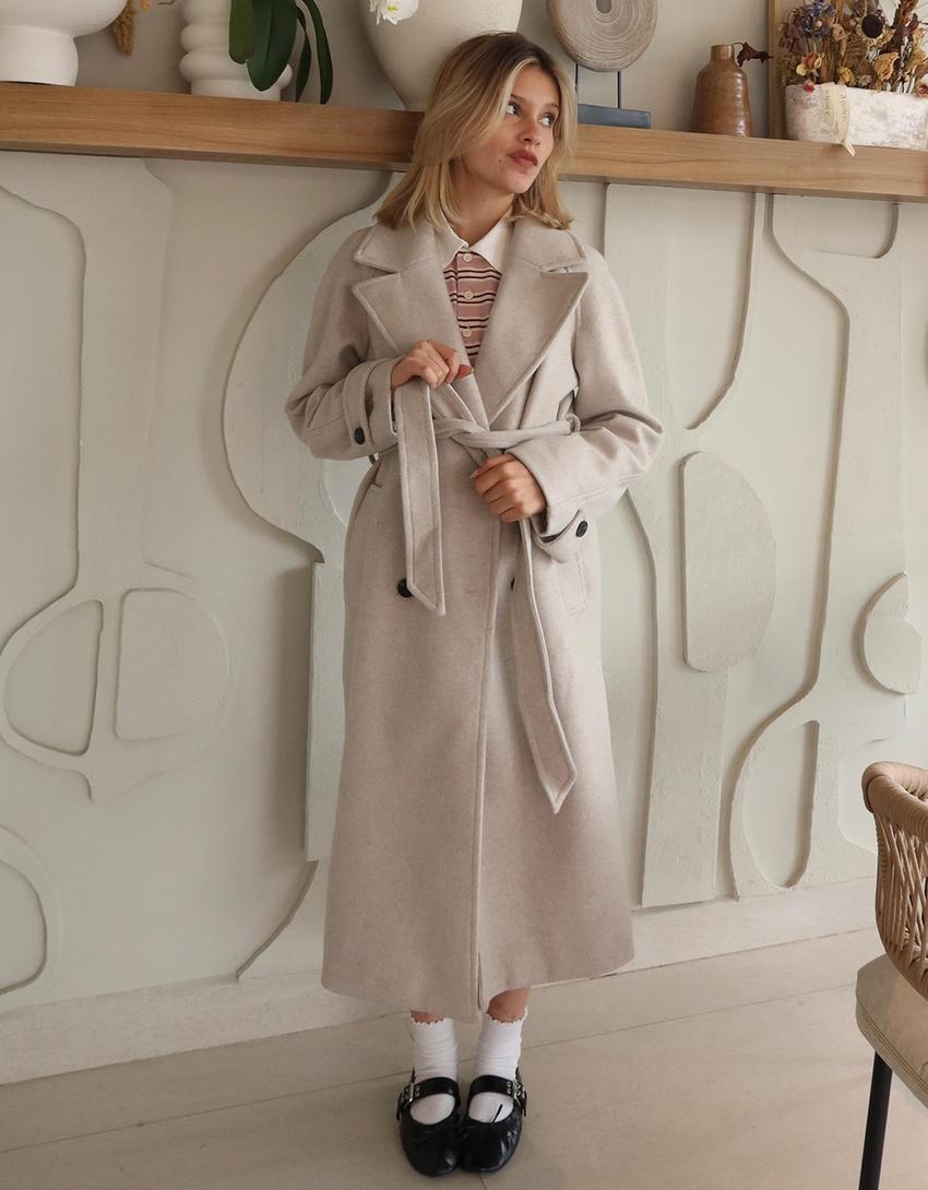 Trench Doux Ceinturé