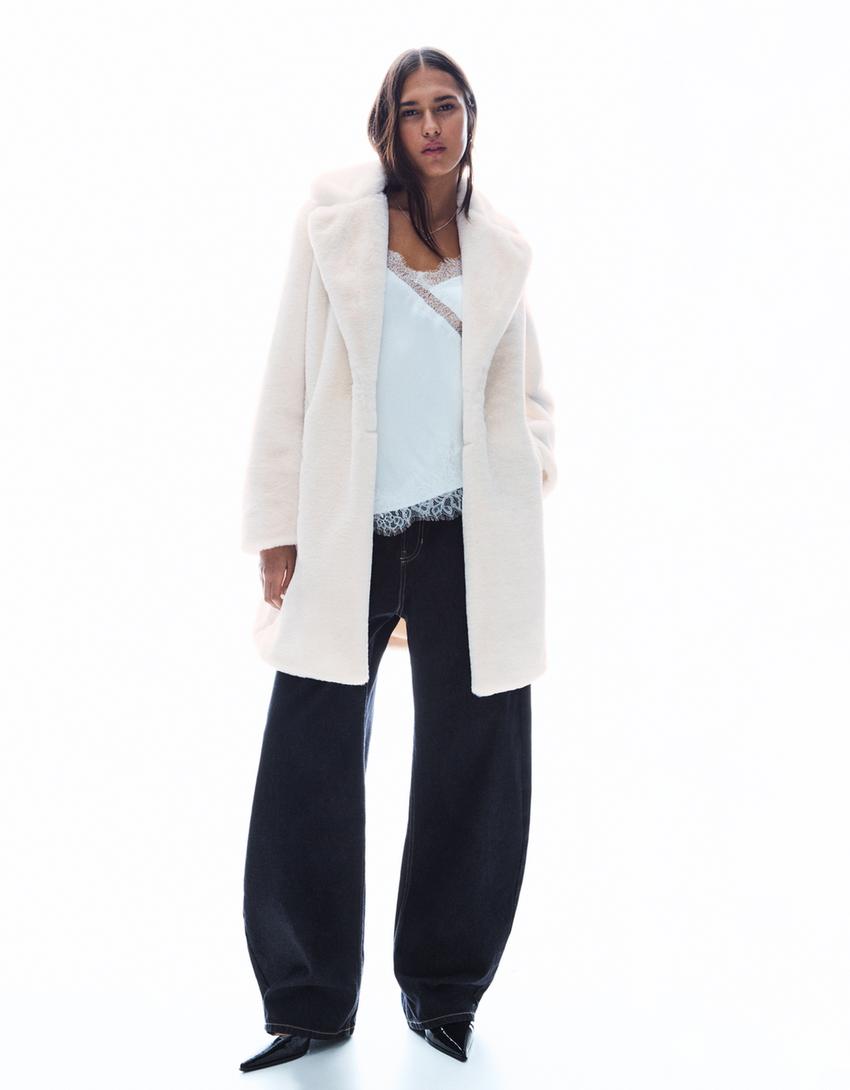 Manteau Fausse Fourrure