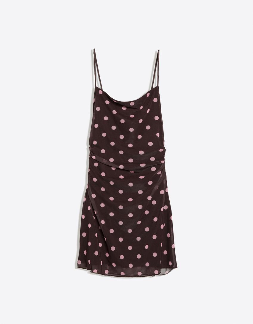 Robe Mini Bretelles Tulle