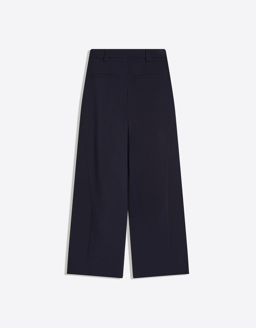 Pantalon Volume Double Tissu