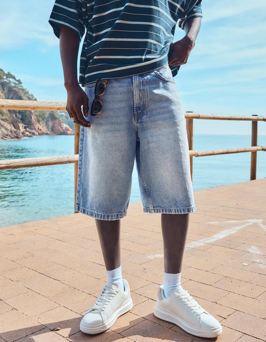 BERMUDA DENIM BAGGY FIT