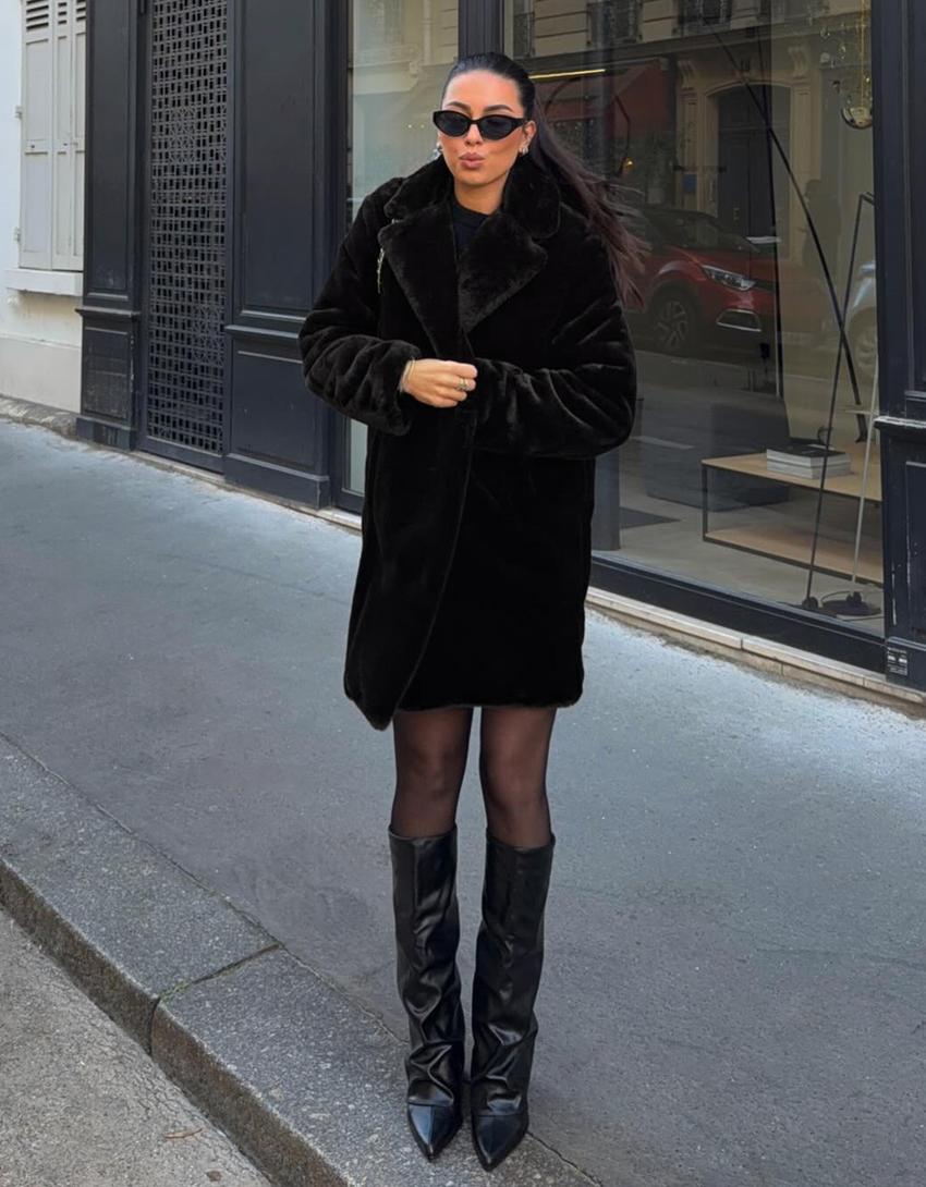Manteau Fausse Fourrure