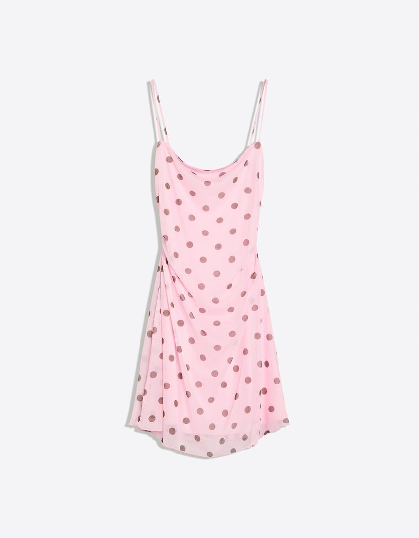 Robe Mini Bretelles Tulle