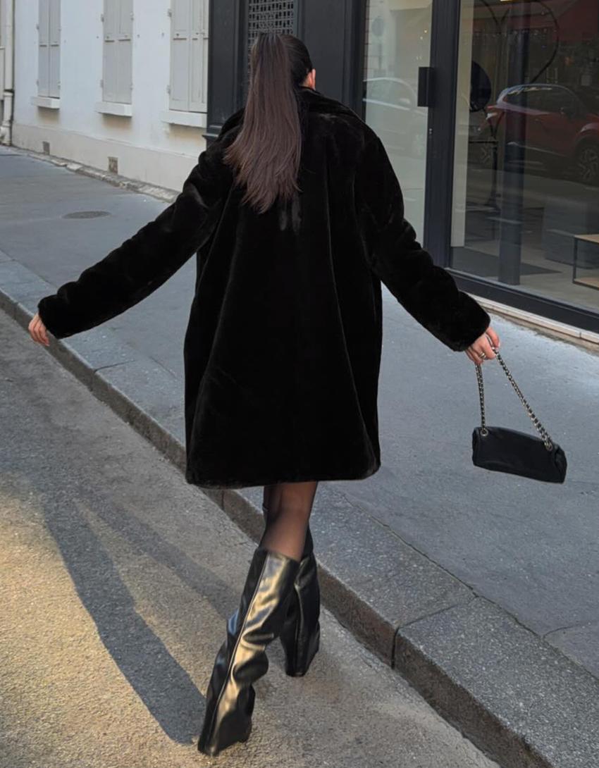 Manteau Fausse Fourrure