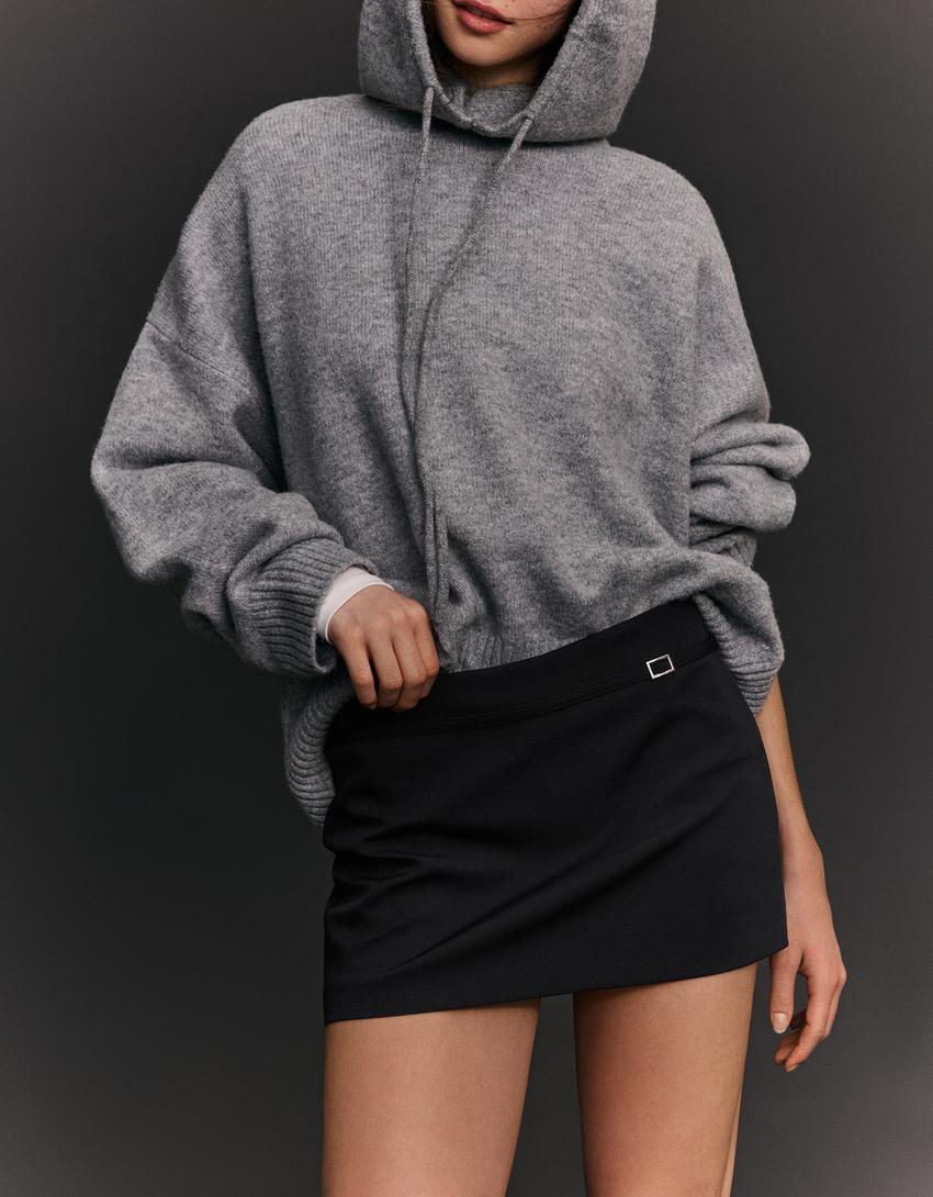 Jupe-Short Mini À Boucles