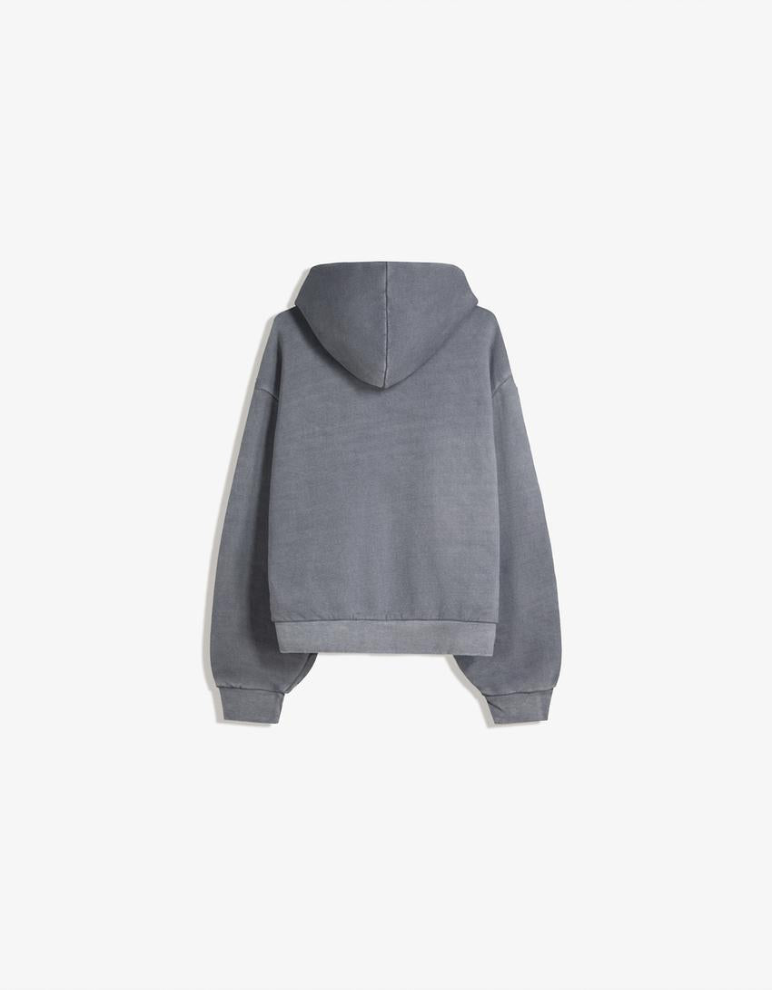 SWEAT ZIPPÉ BOXY FIT COURT