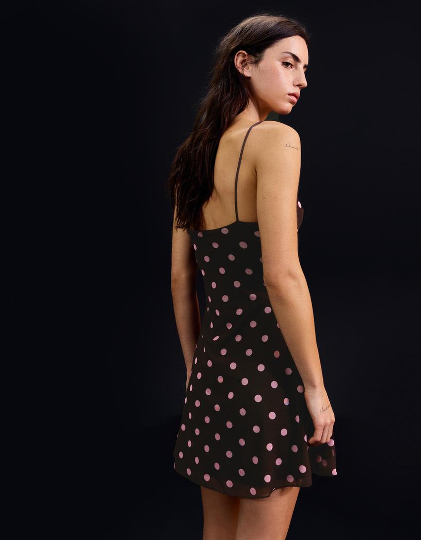 Robe Mini Bretelles Tulle
