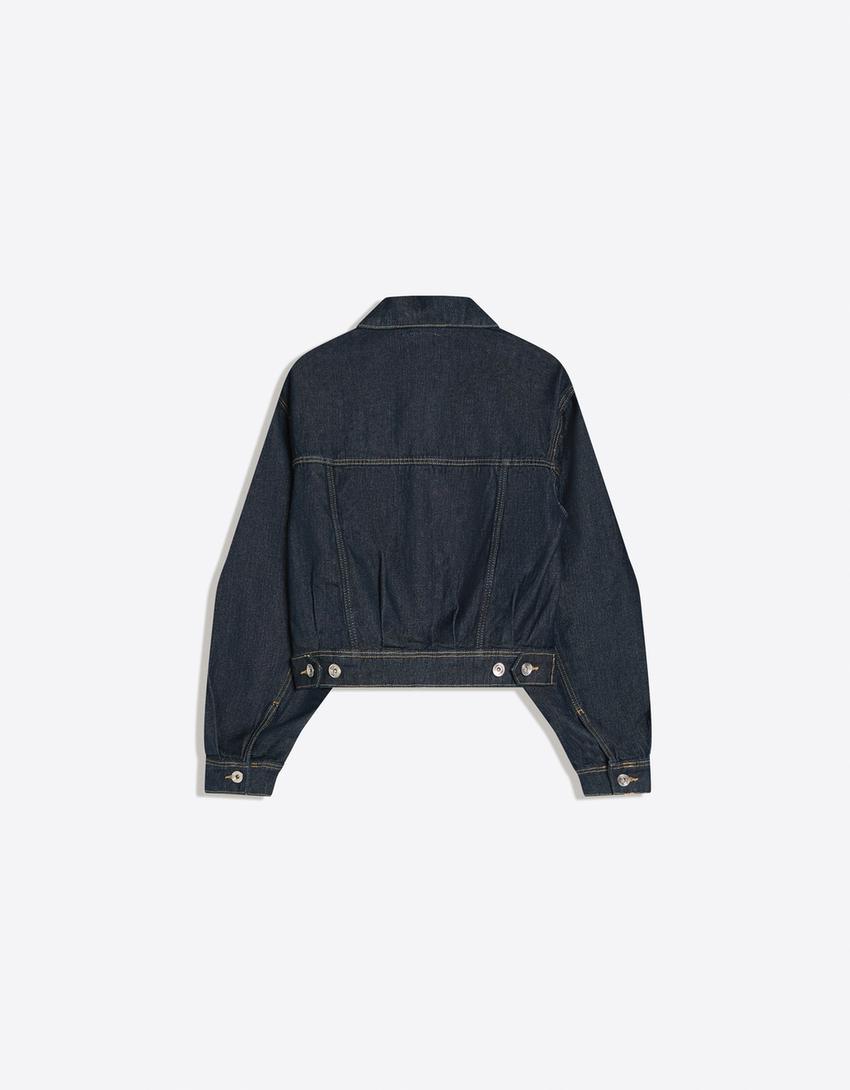 Veste en Jean Ballon Courte