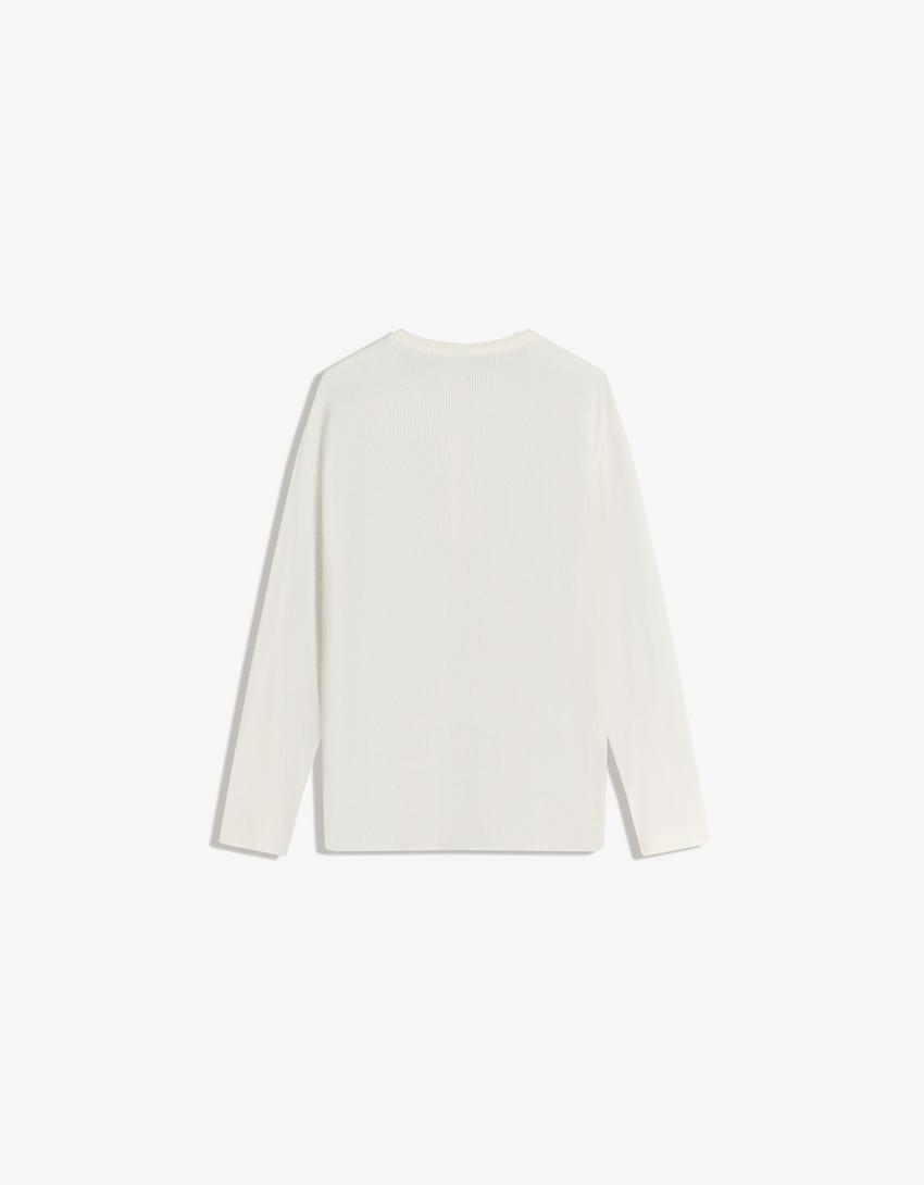 T-Shirt Hensley Slim à Manches Longues