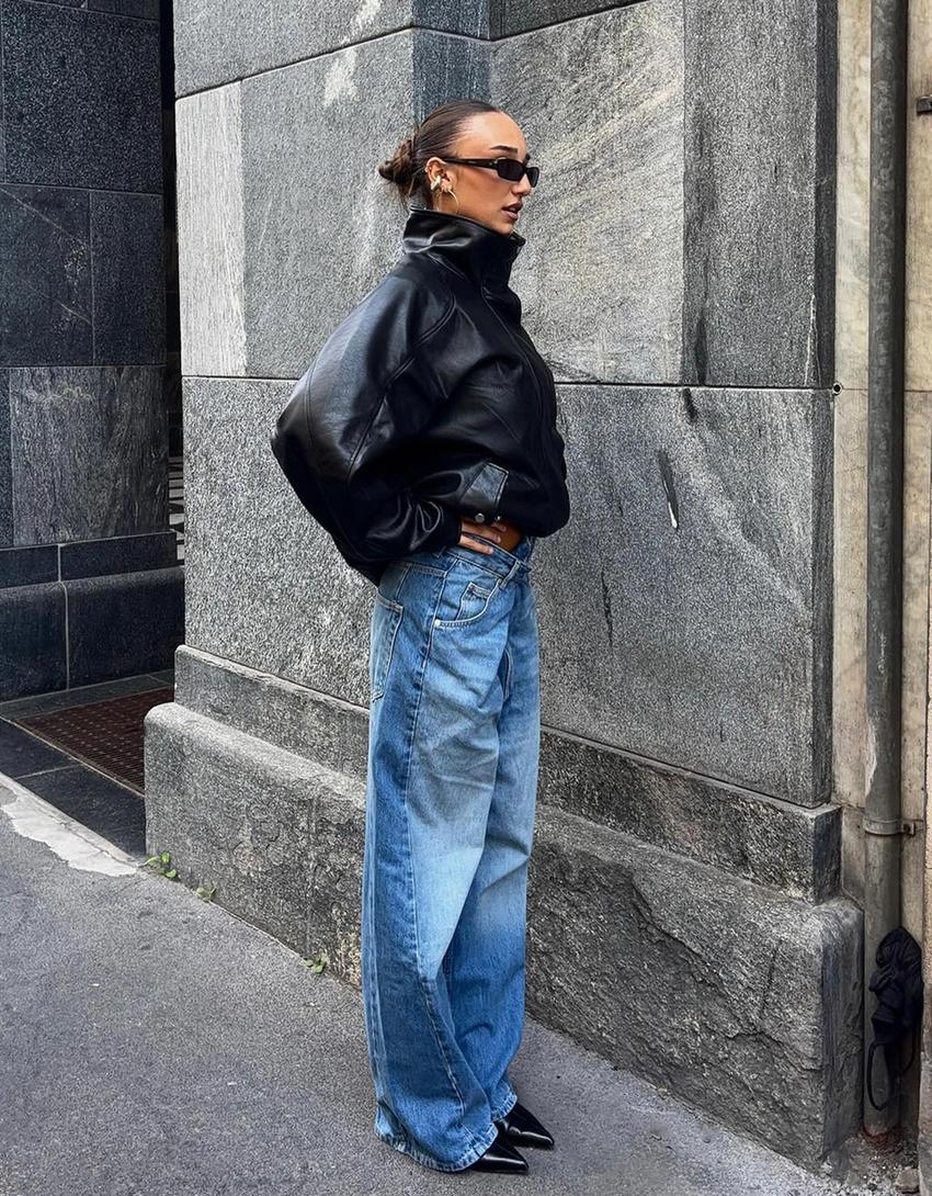 Veste Oversize en Similicuir