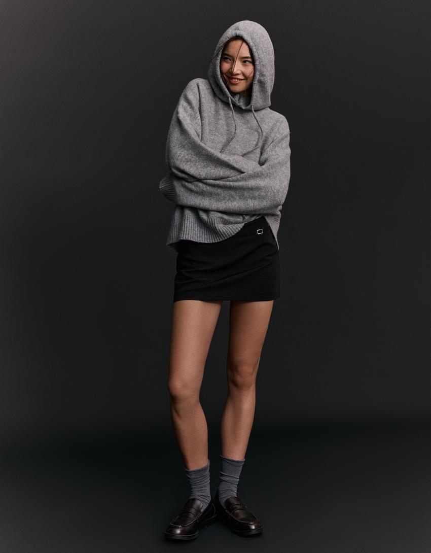 Jupe-Short Mini À Boucles