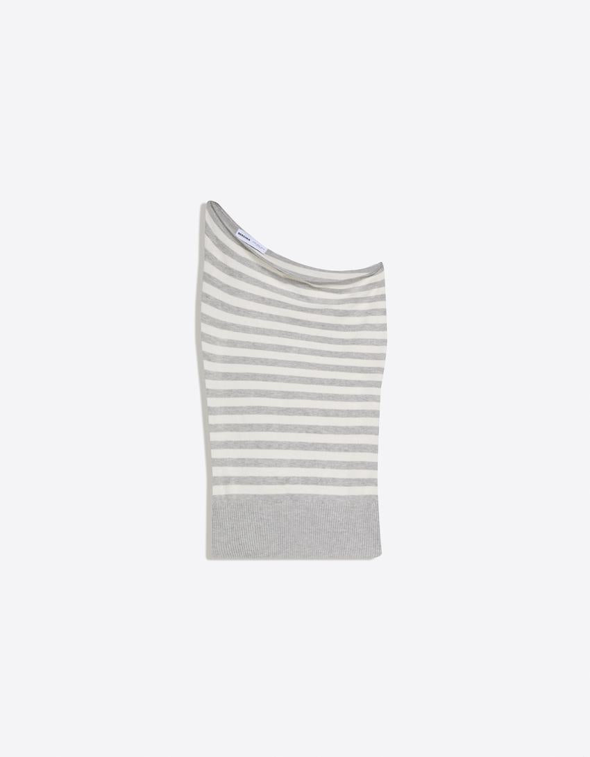 TOP RAYÉ DRAPÉ