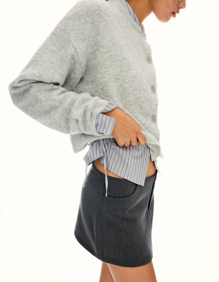 Gilet Boutonné Toucher Doux