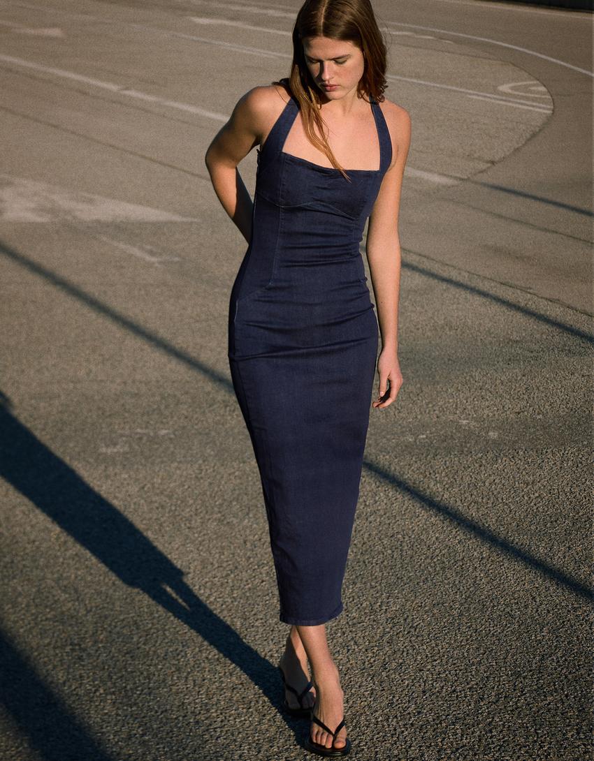 Robe Midi En Jean