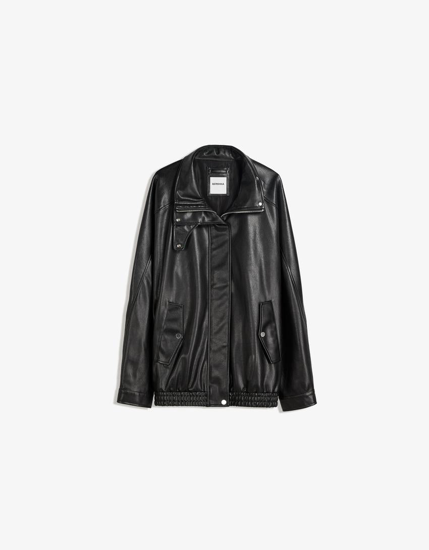 Veste Oversize en Similicuir