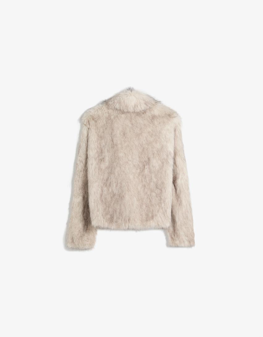 BLOUSON FAUSSE FOURRURE