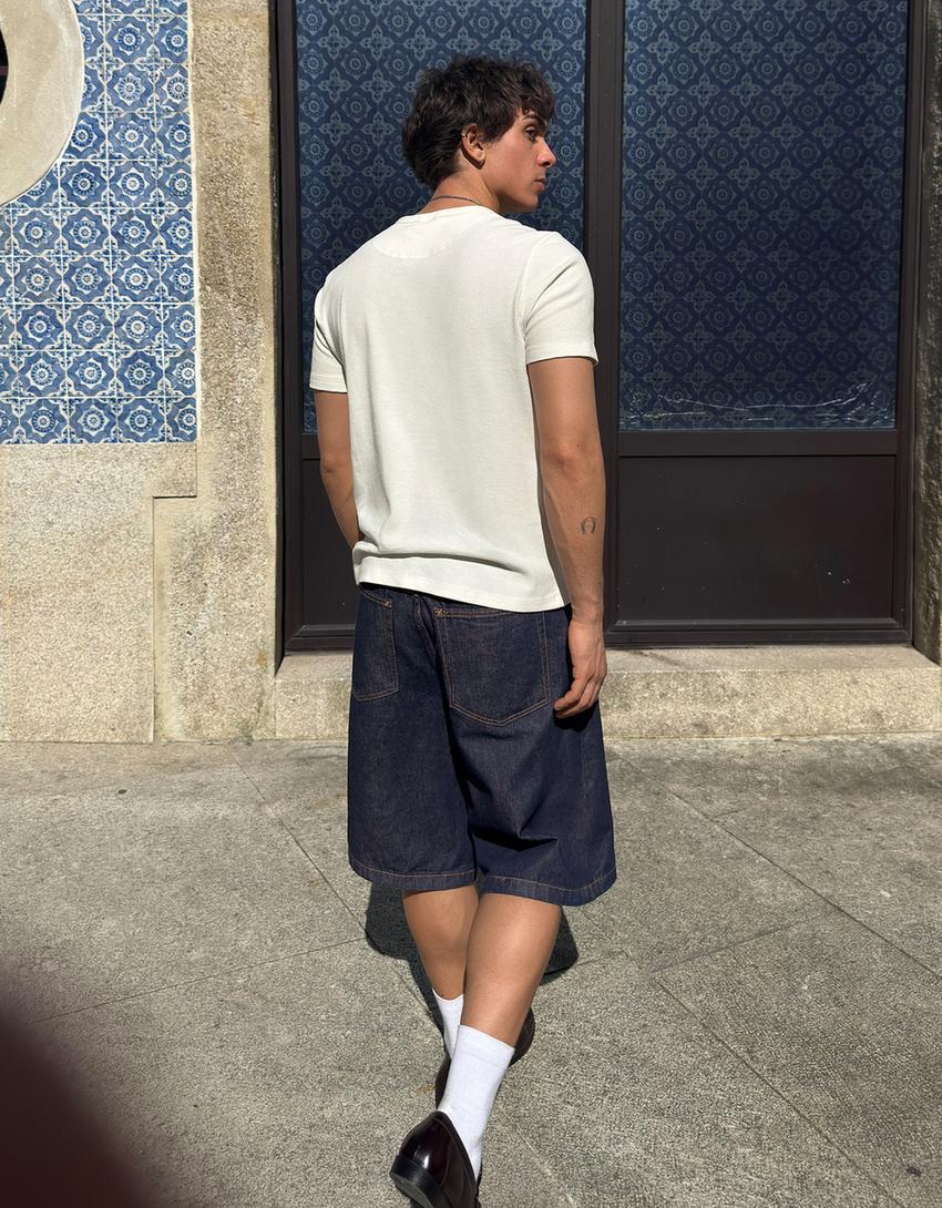 BERMUDA DENIM BAGGY FIT