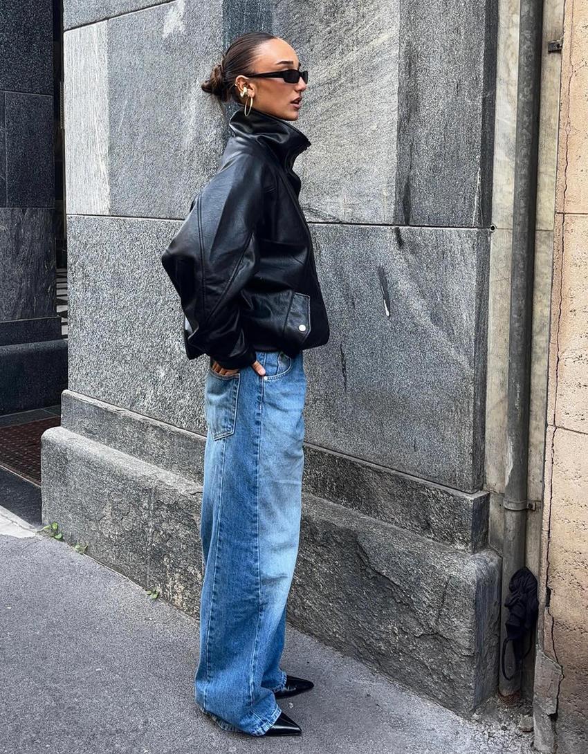 Veste Oversize en Similicuir