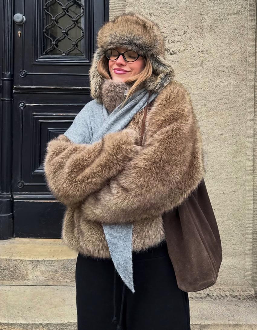 Blouson Fausse Fourrure