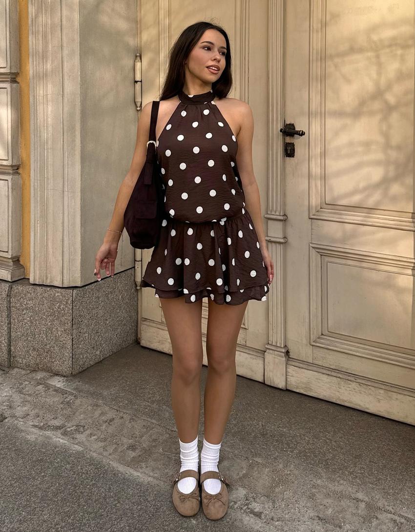 Robe Mini À Pois