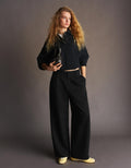 Pantalon Volume Double Tissu