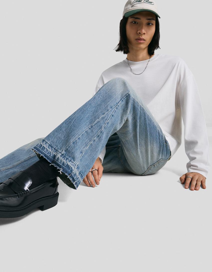 JEANS FLARE FIT STRAIGHT FIT