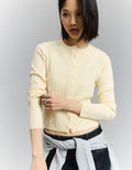Gilet Boutonné Torsadé