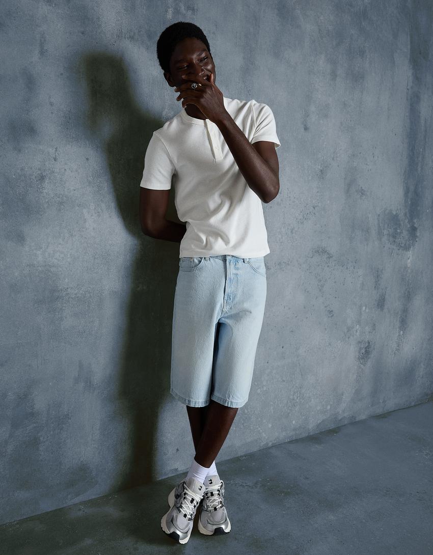 BERMUDA DENIM BAGGY FIT