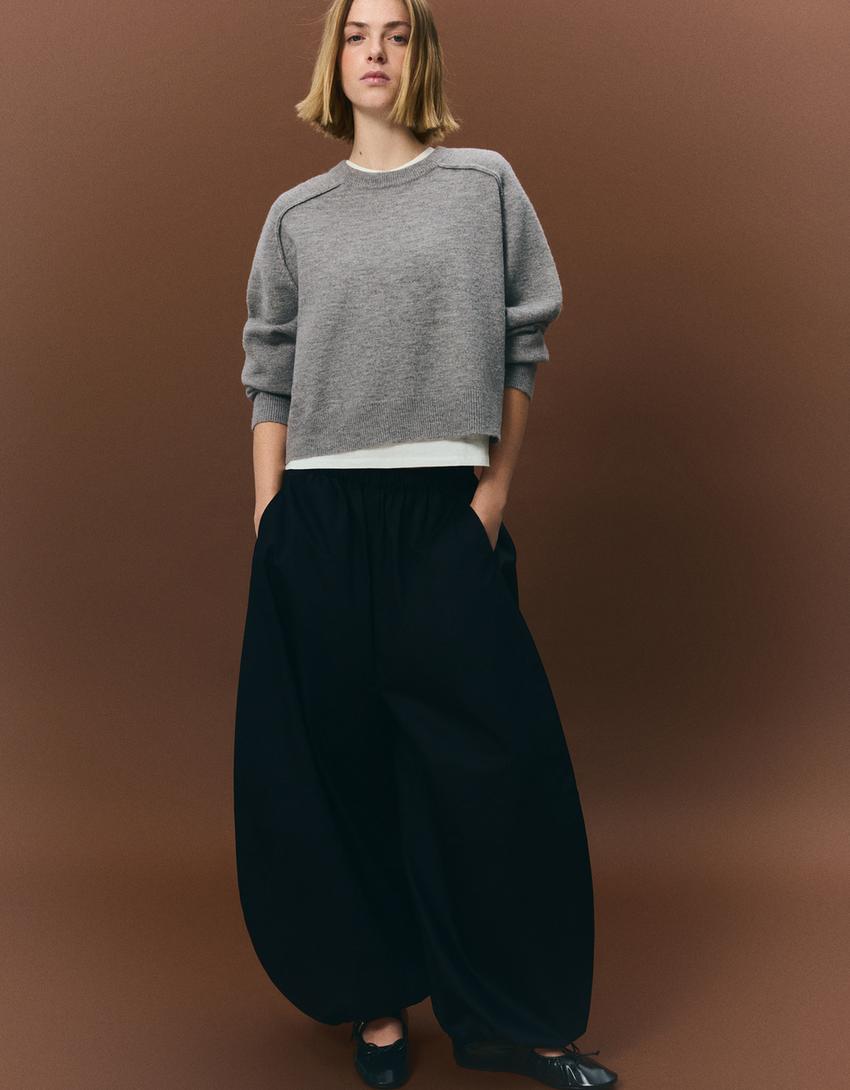 Pull En Maille À Coutures