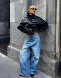 Veste Oversize en Similicuir