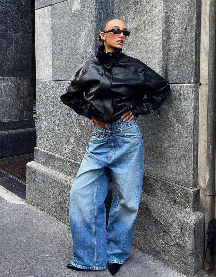 Veste Oversize en Similicuir