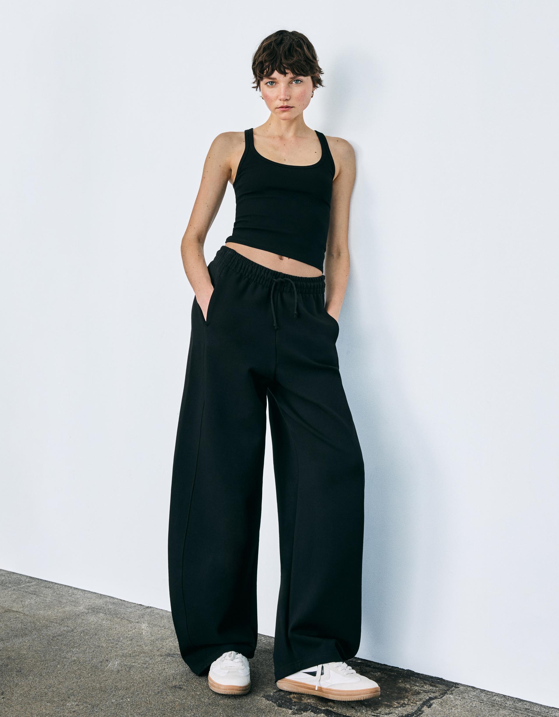 PANTALON BARREL MOLLETON
