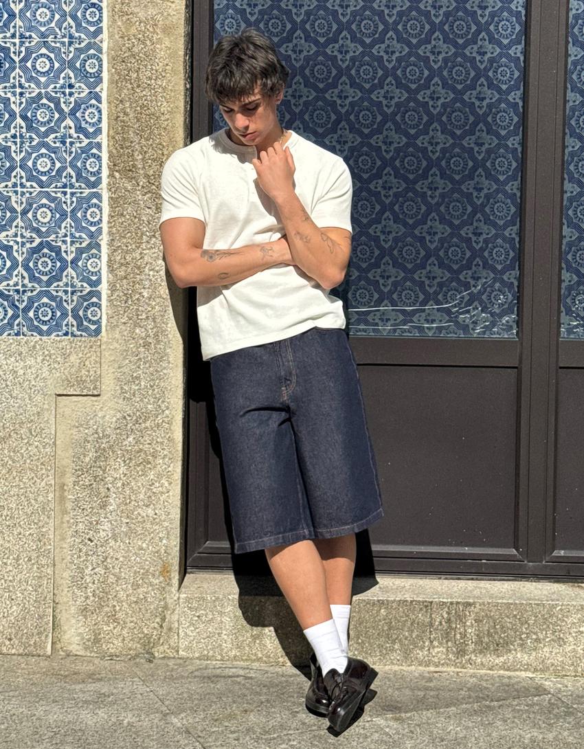 BERMUDA DENIM BAGGY FIT