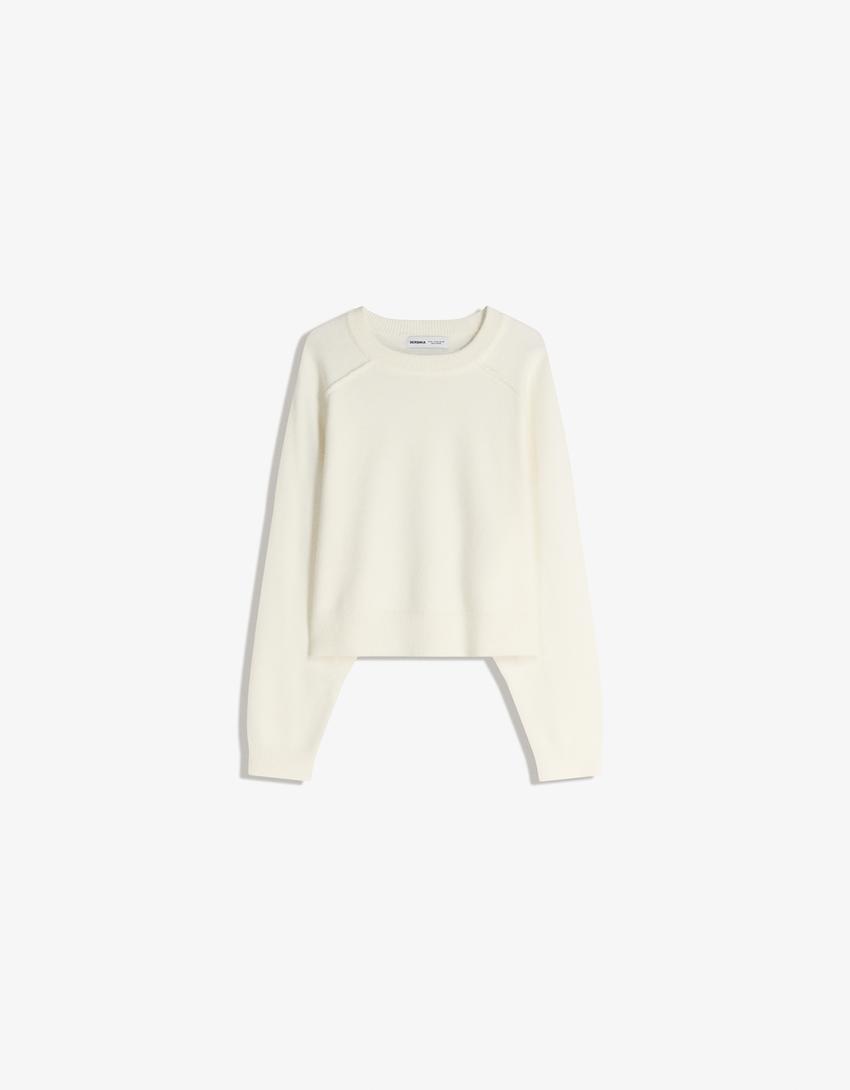 Pull En Maille À Coutures