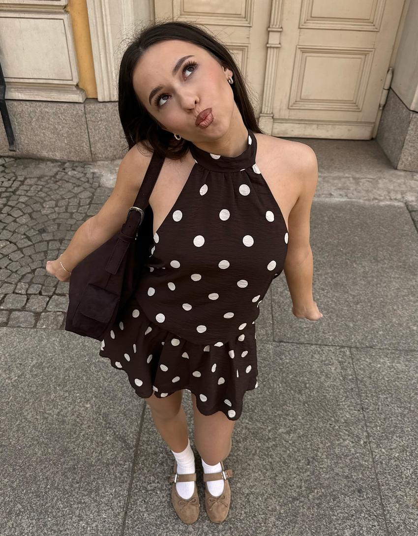 Robe Mini À Pois