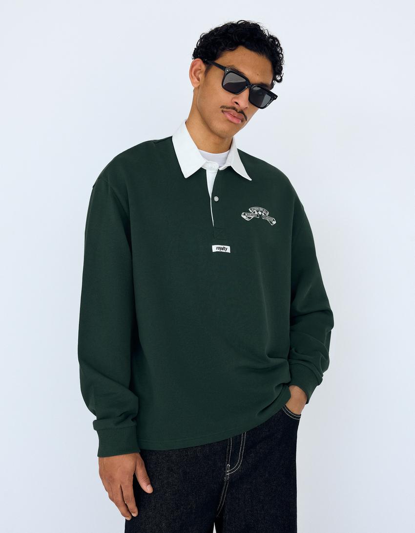 POLO MANCHES LONGUES BOXY FIT