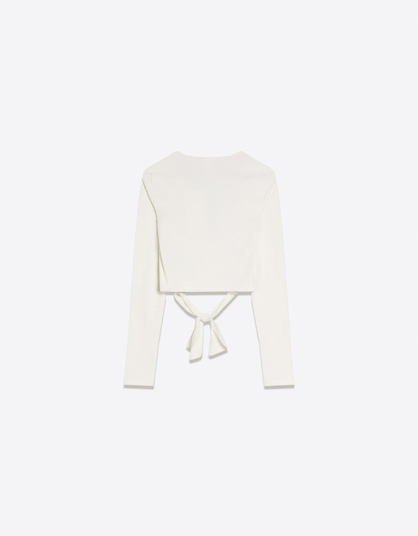 Gilet Ballerine À Noeud